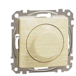 Поворотний світлорегулятор Schneider Electric Sedna Design & Elements RC 3-370 Вт береза SDD180502