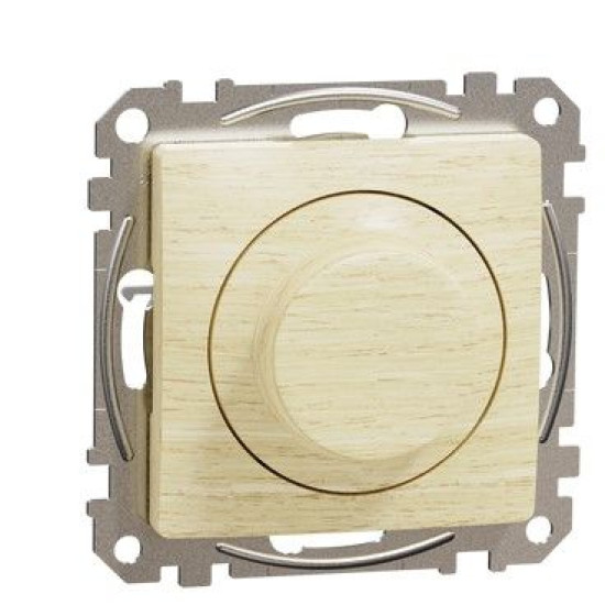 Поворотний світлорегулятор Schneider Electric Sedna Design & Elements RC 3-370 Вт береза SDD180502