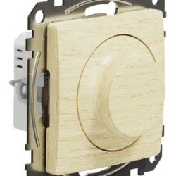 Поворотний світлорегулятор Schneider Electric Sedna Design & Elements RC 3-370 Вт береза SDD180502