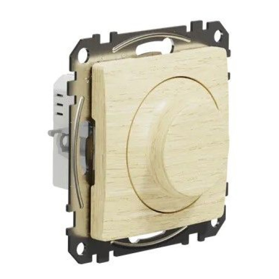 Поворотний світлорегулятор Schneider Electric Sedna Design & Elements RC 3-370 Вт береза SDD180502