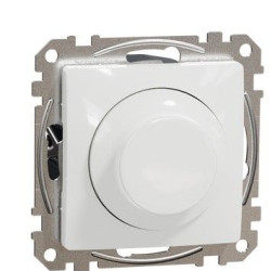 Поворотний світлорегулятор Schneider Electric Sedna Design & Elements RC 3-370 Вт білий SDD111501