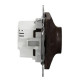 Поворотний світлорегулятор Schneider Electric Sedna Design & Elements RC 3-370 Вт венге SDD181502