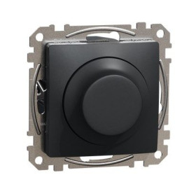 Поворотний світлорегулятор Schneider Electric Sedna Design & Elements RC 3-370 Вт чорний SDD114501