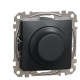 Поворотний світлорегулятор Schneider Electric Sedna Design & Elements RC 3-370 Вт чорний SDD114501