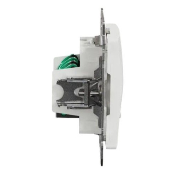 Подвійна комп'ютерна розетка Schneider Electric Sedna Design & Elements RJ45 кат. 5е UTP біла SDD111452