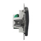 Подвійна комп'ютерна розетка Schneider Electric Sedna Design & Elements RJ45 кат. 5е UTP чорна SDD114452