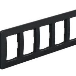 П'ятипостова рамка Schneider Electric Sedna Design чорна SDD314805