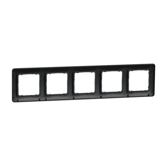 П'ятипостова рамка Schneider Electric Sedna Design чорна SDD314805