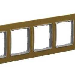 П'ятипостова рамка Schneider Electric Sedna Elements Sedna Elements матове золото SDD371805