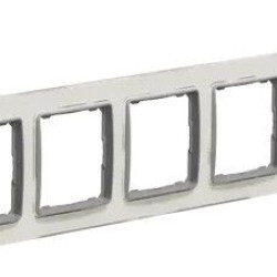 П'ятипостова рамка Schneider Electric Sedna Elements штучне біле скло SDD360805