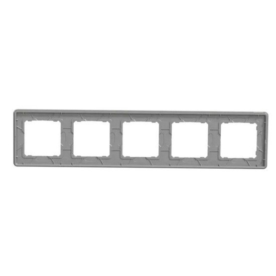 П'ятипостова рамка Schneider Electric Sedna Elements штучне біле скло SDD360805