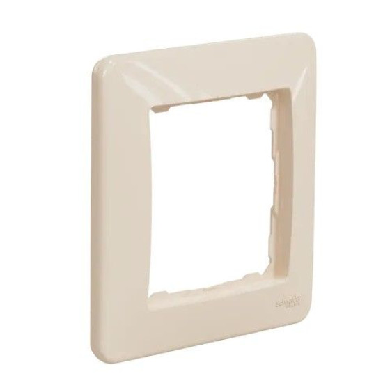 Рамка 1-постова Schneider Electric Sedna Design бежева SDD312801