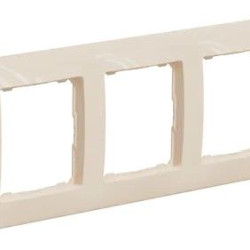 Рамка 3-постова Schneider Electric Sedna Design бежева SDD312803
