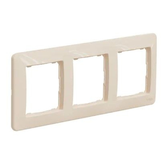Рамка 3-постова Schneider Electric Sedna Design бежева SDD312803