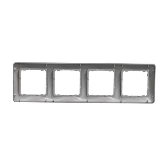 Рамка 4-місна Schneider Electric Sedna Design алюміній SDD313804