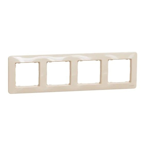 Рамка 4-постова Schneider Electric Sedna Design бежева SDD312804