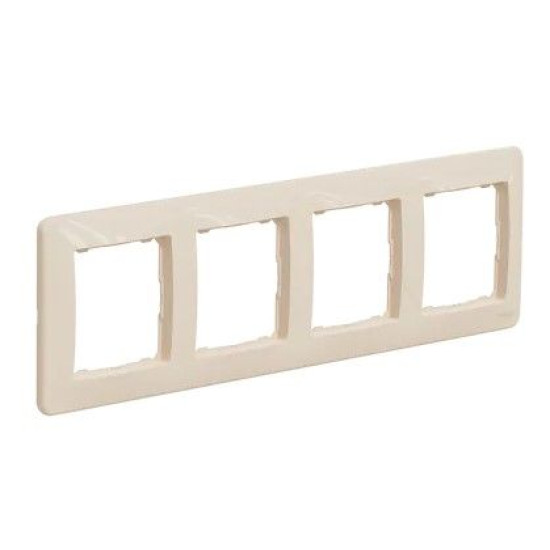 Рамка 4-постова Schneider Electric Sedna Design бежева SDD312804