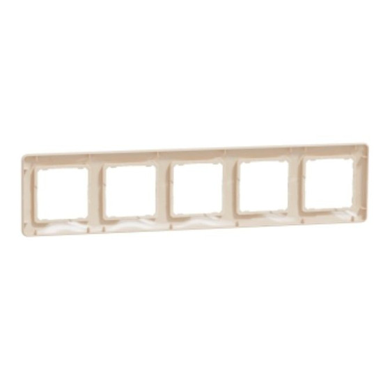 Рамка 5-постова Schneider Electric Sedna Design бежева SDD312805