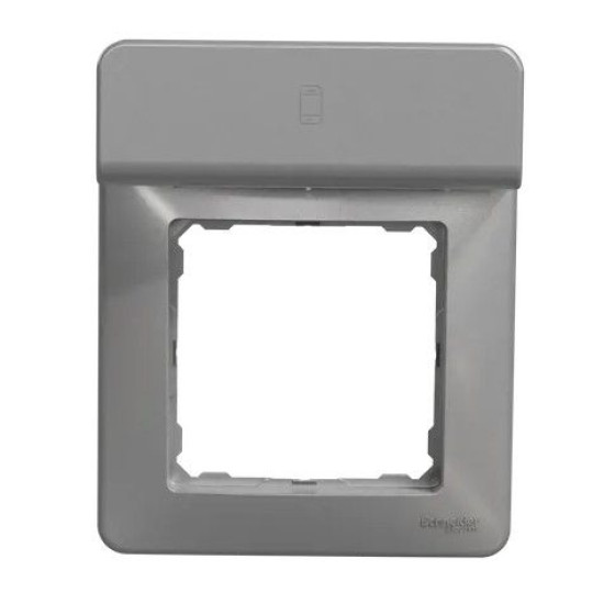 Рамка Schneider Electric Sedna Design з підставкою для мобільного алюміній SDD313809