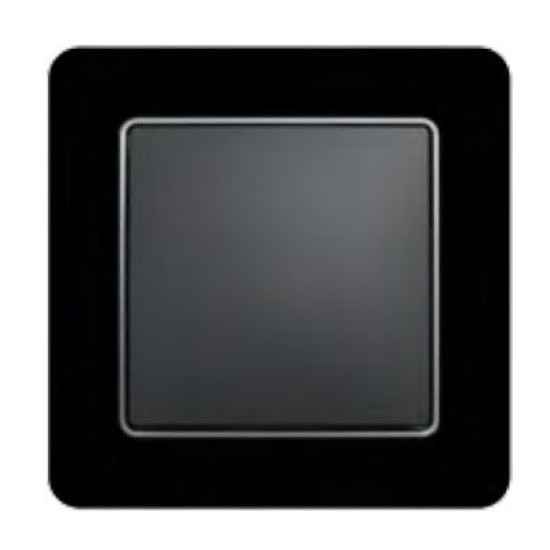 Рамка одинарна Schneider Electric Sedna Elements штучне чорне скло SDD361801