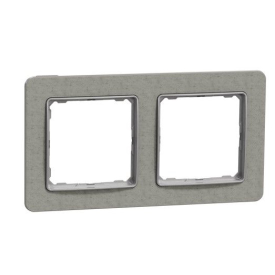 Рамка подвійна Schneider Electric Sedna Elements бетон SDD390802