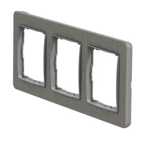 Рамка потрійна Schneider Electric Sedna Elements бетон SDD390803