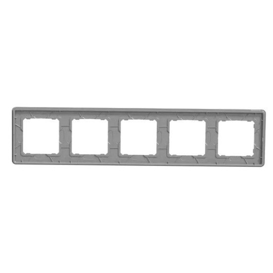 Рамка п'ятимісна Schneider Electric Sedna Elements штучне чорне скло SDD361805