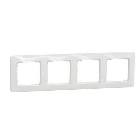 Рамка чотиримісна Schneider Electric Sedna Design біла SDD311804