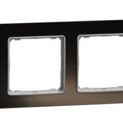 Рамка чотиримісна Schneider Electric Sedna Elements штучне чорне скло SDD361804