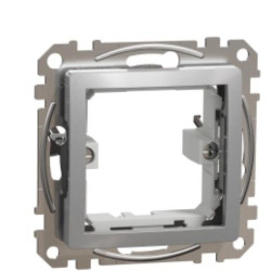 Рамка-адаптер для виробів 45х45мм Schneider Electric Sedna Design & Elements для Unica New алюміній SDD113905