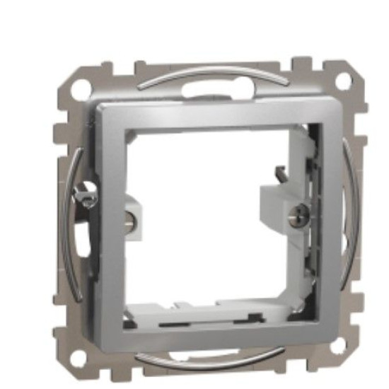 Рамка-адаптер для виробів 45х45мм Schneider Electric Sedna Design & Elements для Unica New алюміній SDD113905