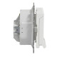 Розетка Schneider Electric Sedna Design & Elements з заземленням шторками та кришкою IP44 біла SDD211024
