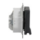 Розетка Schneider Electric Sedna Design & Elements з заземленням шторками та кришкою IP44 чорна SDD214024