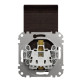 Розетка Schneider Electric Sedna Design & Elements з заземленням шторками та кришкою венге SDD181024
