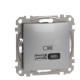 Розетка USB Schneider Electric Sedna Design & Elements A+C 3A 45Вт алюміній SDD113404