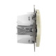 Розетка USB Schneider Electric Sedna Design & Elements A+C 3A 45Вт береза SDD180404