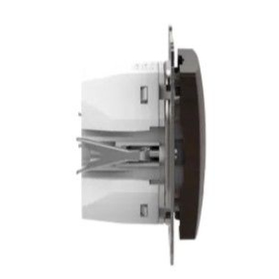 Розетка USB Schneider Electric Sedna Design & Elements A+C 3A 45Вт венге SDD181404