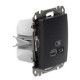 Розетка USB Schneider Electric Sedna Design & Elements A+C 3A 45Вт чорна SDD114404