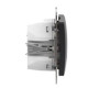 Розетка USB Schneider Electric Sedna Design & Elements A+C 3A 45Вт чорна SDD114404