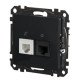 Телефонна/комп'ютерна розетка Schneider Electric Sedna Design & Elements RJ11+RJ45 кат. 6 UTP чорна SDD114468