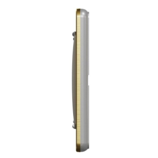 Трипостова рамка Schneider Electric Sedna Elements Sedna Elements матове золото SDD371803