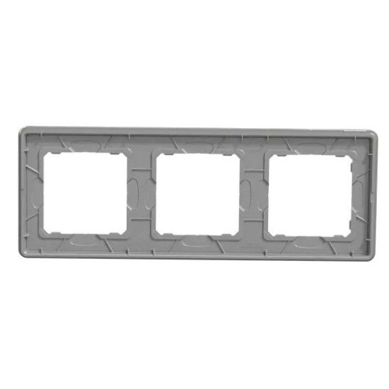 Трипостова рамка Schneider Electric Sedna Elements штучне біле скло SDD360803