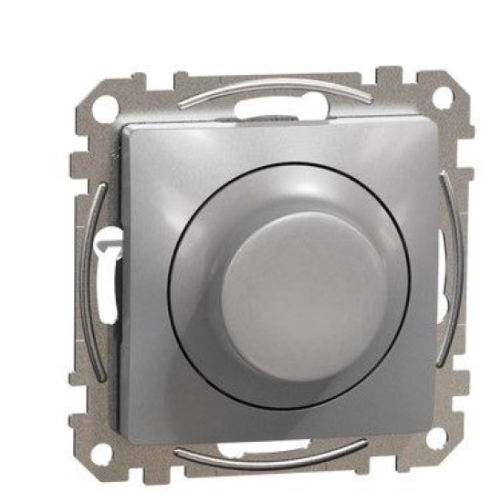 Універсальний поворотний світлорегулятор Schneider Electric алюміній SDD113502