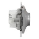 Універсальний поворотний світлорегулятор Schneider Electric алюміній SDD113502