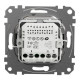 Універсальний поворотний світлорегулятор Schneider Electric алюміній SDD113502
