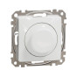 Універсальний поворотний світлорегулятор Schneider Electric білий SDD111502