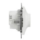 Універсальний поворотний світлорегулятор Schneider Electric білий SDD111502