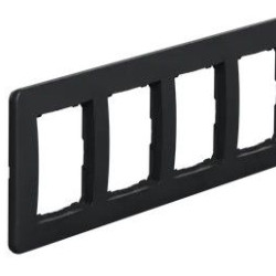 Чотирьохпостова рамка Schneider Electric Sedna Design чорна SDD314804