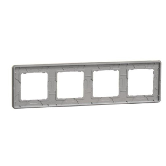 Чотирьохпостова рамка Schneider Electric Sedna Elements Sedna Elements матове золото SDD371804