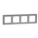 Чотирьохпостова рамка Schneider Electric Sedna Elements Sedna Elements матове золото SDD371804